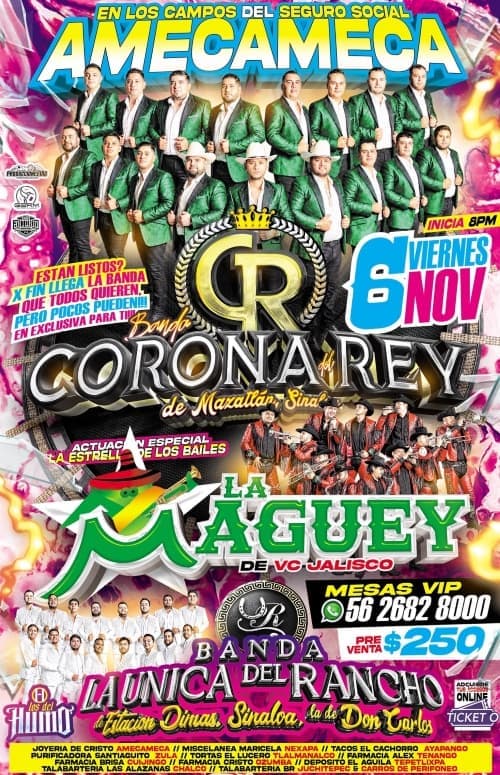 BANDA CORONA DEL REY Y BANDA MAGUEY EN AMECAMECA
