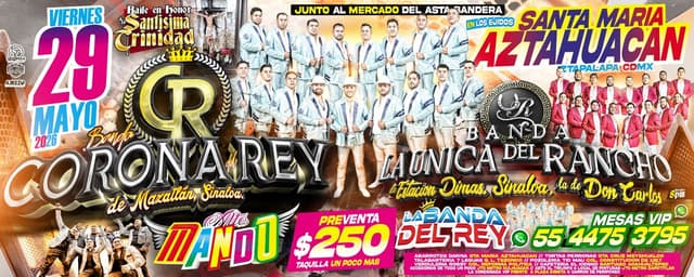 Banda Corona Del Rey de Mazatlan Sinaloa & Banda La Única Del Rancho
