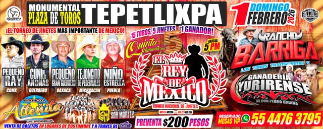 Torneo Nacional de Jinetes El Rey de Mexico 2025 - 2026