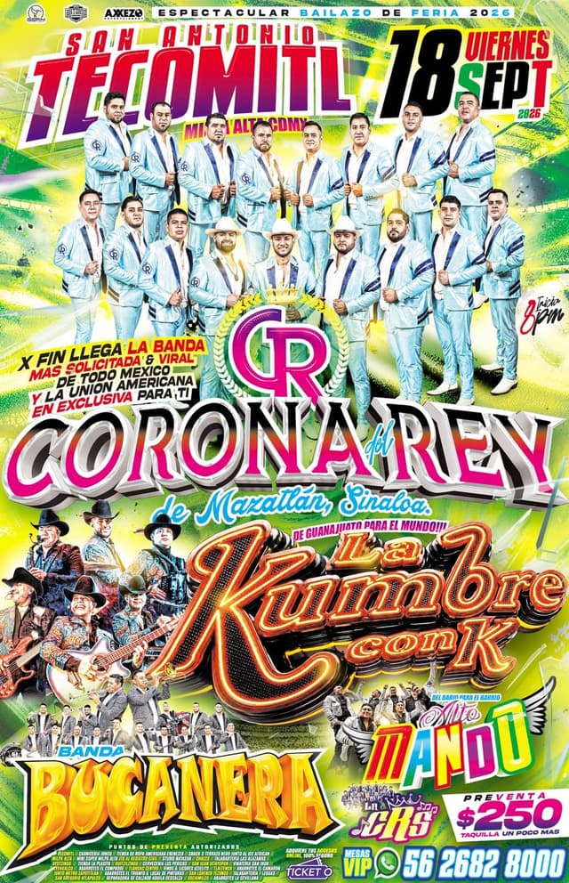 Bailazo de Feria Banda Corona del Rey y La Kumbre con K Bailazo de Feria Banda Corona del Rey y La Kumbre con K