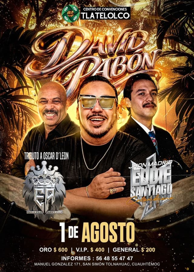 DAVID PABÓN TRIBUTO A OSCAR DE LEON Y EDDIE SANTIAGO