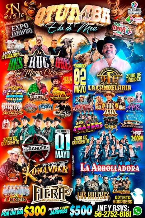 EXPO JARIPEO OTUMBA 2026 - FERIA DEL BURRO OTUMBA 2026